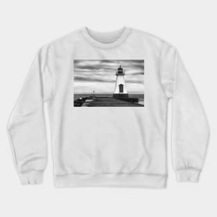 Port Dalhousie Lighthouse 1 B+W Crewneck Sweatshirt